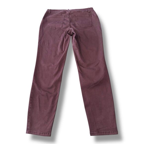 Maurices Maroon Chino Pants Casual Comfort Stretch Plus Woman’s Size 18w Long - Picture 2 of 12